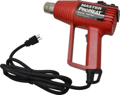 Master Appliance - 130 to 1,000°F Heat Setting, 16 CFM Air Flow, Heat Gun - 120 Volts, 11 Amps, 1,300 Watts, 6' Cord Length - All Tool & Supply