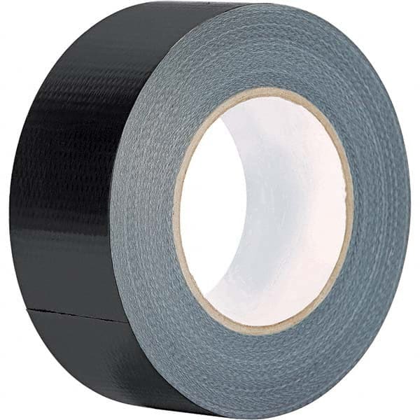 Value Collection - 60 Yd x 2" x 8.7 mil Black Polyethylene Cloth Duct Tape - All Tool & Supply