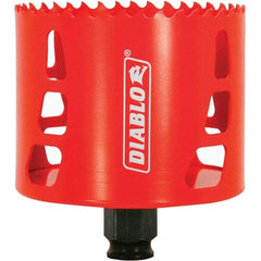 Freud - 3-1/4" Diam, 2-3/8" Cutting Depth, Hole Saw - Bi-Metal Saw, Toothed Edge - All Tool & Supply