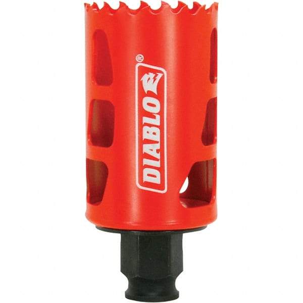 Freud - 1-5/8" Diam, 2-3/8" Cutting Depth, Hole Saw - Bi-Metal Saw, Toothed Edge - All Tool & Supply