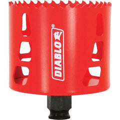 Freud - 3-1/8" Diam, 2-3/8" Cutting Depth, Hole Saw - Bi-Metal Saw, Toothed Edge - All Tool & Supply