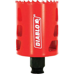 Freud - 2-1/8" Diam, 2-3/8" Cutting Depth, Hole Saw - Bi-Metal Saw, Toothed Edge - All Tool & Supply