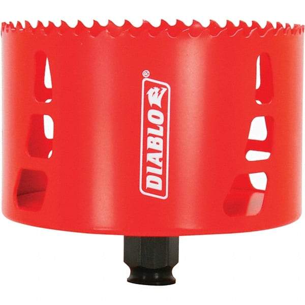 Freud - 4-1/8" Diam, 2-3/8" Cutting Depth, Hole Saw - Bi-Metal Saw, Toothed Edge - All Tool & Supply