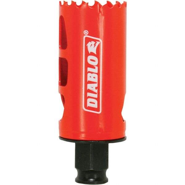 Freud - 1-3/8" Diam, 2-3/8" Cutting Depth, Hole Saw - Bi-Metal Saw, Toothed Edge - All Tool & Supply