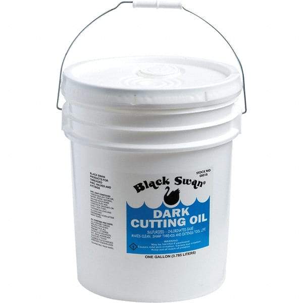 Black Swan - Pipe Cutting & Threading Oil Type: Dark Cutting Oil Container Type: Pail - All Tool & Supply