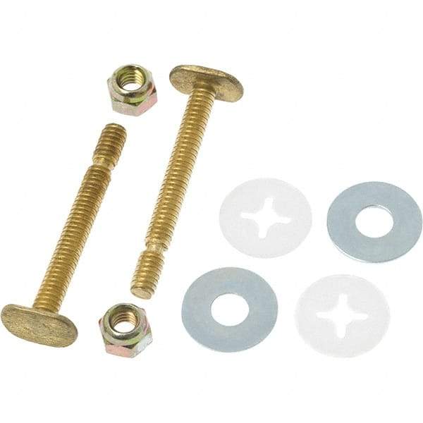 Black Swan - Toilet Repair Kits & Parts Type: Closet Bolts Material: Brass - All Tool & Supply