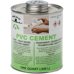 Black Swan - 1 Qt Heavy Duty Cement - Clear, Use with PVC - All Tool & Supply