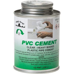 Black Swan - 1/2 Pt Heavy Duty Cement - Clear, Use with PVC - All Tool & Supply