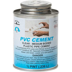 Black Swan - 1/2 Pt Medium Bodied Cement - Clear, Use with PVC - All Tool & Supply