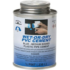 Black Swan - 1/2 Pt Medium Bodied Cement - Blue, Use with PVC - All Tool & Supply