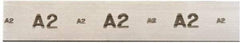 Starrett - 36 Inch Long x 3 Inch Wide x 1/16 Inch Thick, Tool Steel Air Hardening Flat Stock - + 0.25 Inch Long Tolerance, + 0.000-0.005 Inch Wide Tolerance, +/- 0.001 Inch Thickness Tolerance, +/- 0.001 Inch Square Tolerance, AISI Type A2 Air Hardening - All Tool & Supply