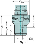 C4A3912019060 CAPTO ADAPTER - All Tool & Supply