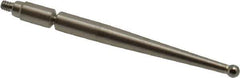 Mitutoyo - 2mm Ball Diam, Carbide, Ball Test Indicator Contact Point - 1.48" Contact Point Length, Use with Mitutoyo 513 Series Dial Test Indicators - All Tool & Supply