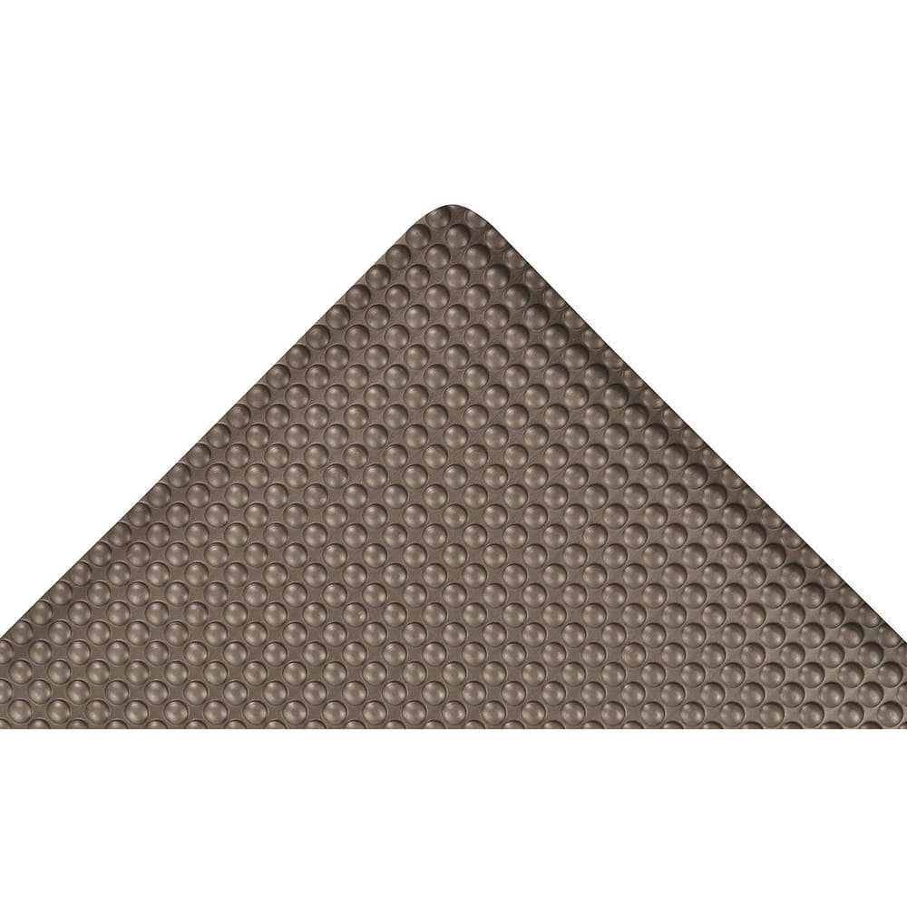 Anti-Fatigue Mat:  60.0000″ Length,  36.0000″ Wide,  1″ Thick,  Vinyl,  Beveled Edge,  Heavy Duty Bubbled,  Black,  Dry