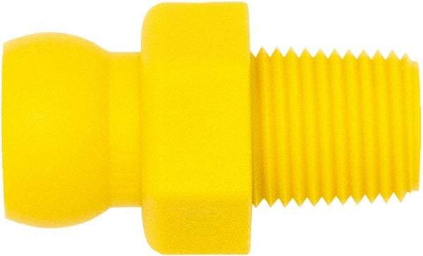 Loc-Line - 1/4" Hose ID, Male to Female Coolant Hose Connector - 1/8" NPT, For Loc-Line Modular Hose Systems - All Tool & Supply