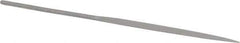 Grobet - 6-1/4" Needle Precision Swiss Pattern Marking File - Round Handle - All Tool & Supply