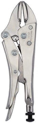 Proto - 7" OAL Straight Jaw Locking Pliers - 1/2" Jaw Width, 1-1/2" Jaw Depth, Steel Handle - All Tool & Supply