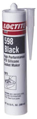 Loctite - 300ml High Performance RTV Silicone Gasket Maker - -75 to 625°F, Black, Comes in Cartridge - All Tool & Supply