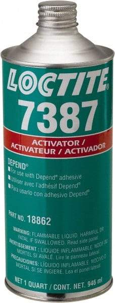 Loctite - 32 Fl Oz, Amber Adhesive Activator - All Tool & Supply