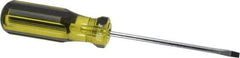 Stanley - Cabinet Slotted Screwdriver - Round Shank, Acetate Handle - All Tool & Supply