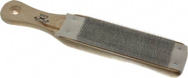 Nicholson - 10" Long Wood Abrasive File Card - Wood Handle - All Tool & Supply