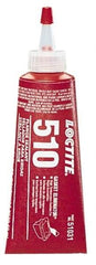 Loctite - 50ml 510 Gasket Eliminator Flange Sealant - -65 to 400°F, Red, Comes in Tube - All Tool & Supply