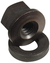 Jergens - 5/16-18 Steel Black Oxide Spherical Flange Nut - All Tool & Supply