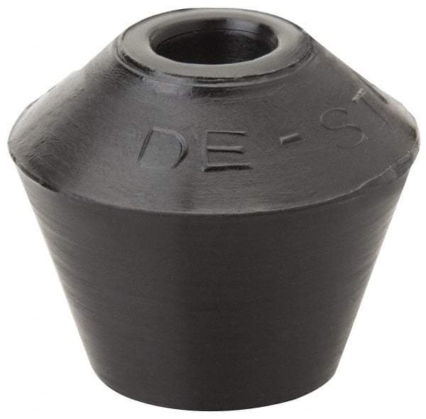 De-Sta-Co - 0.79" Max Diam, 1/4-2 Thread, Polyurethane, Screw On, Flat Tip, Clamp Spindle Assembly Replacement Cap - For 1/4" Diam Standard Spindle, 0.69" OAL, 1/2" Surface Diam, 1/2" Hole Depth - All Tool & Supply