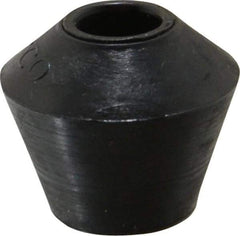 De-Sta-Co - 0.79" Max Diam, 5/16-18 Thread, Polyurethane, Screw On, Flat Tip, Clamp Spindle Assembly Replacement Cap - For 5/16" Diam Standard Spindle, 0.69" OAL, 1/2" Surface Diam, 1/2" Hole Depth - All Tool & Supply