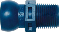 Loc-Line - 1/2" Hose ID, Male to Female Coolant Hose Connector - 3/8" BSPT, For Loc-Line Modular Hose Systems - All Tool & Supply