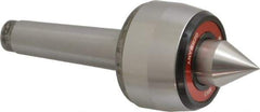 Rohm - MT3 Taper Shank, 2.362" Head Diam 500 Lb Capacity Live Center - 5,000 Max RPM, 1.661" Head Length, 63/64" Point Diam, 1.221" Point Len, 1,100 Lb Max Workpc, 6.319" OAL, Standard Point - All Tool & Supply