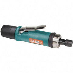 Dynabrade - 1/4" Collet, Straight Handle, Air Straight Die Grinder - 18,000 RPM, Rear Exhaust, 33 CFM, 0.7 hp, 90 psi, 1/4 NPT Inlet - All Tool & Supply