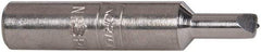 Norton - 0.032" Max Concave Radius Single Point Diamond Dresser - 2" Long x 3/8" Shank Diam - All Tool & Supply