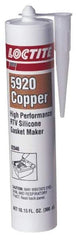 Loctite - 300ml High Performance RTV Silicone Gasket Maker - -65 to 700°F, Copper, Comes in Cartridge - All Tool & Supply