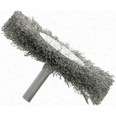 Brush Research Mfg. - 2" OD, Crimped Carbon Wheel Brush - 5/16" Face Width, 1/2" Trim Length, 25,000 RPM - All Tool & Supply