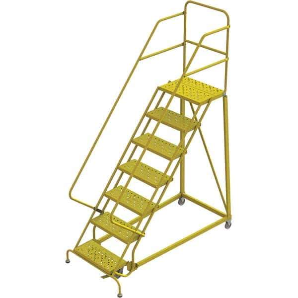 TRI-ARC - Rolling & Wall Mounted Ladders & Platforms Type: Stairway Slope Ladder Style: Forward Descent 50 Degree Incline - All Tool & Supply