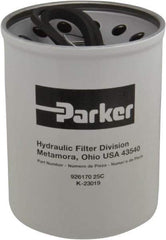 Parker - 25 Micron, 5.12" Outside Diam, 6.62" Long, Filter Element - 1-1/2" Inside Diam, Cellulose, MFE160-25/2 Hycon Part No., SF6710 Satuff - All Tool & Supply