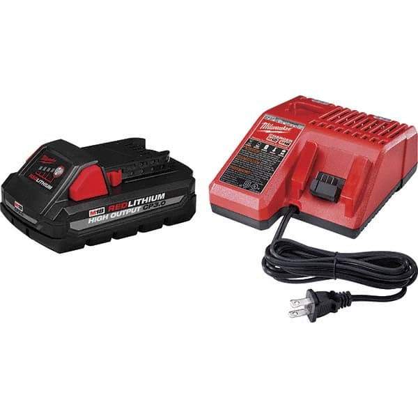 Milwaukee Tool - Power Tool Batteries Voltage: 18.00 Battery Chemistry: Lithium-Ion - All Tool & Supply