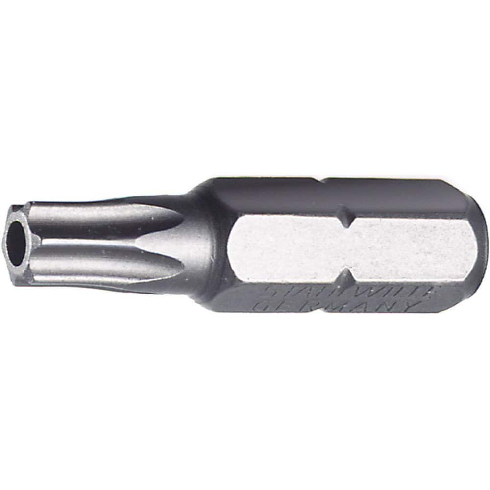 Power & Impact Screwdriver Bits & Holders; Bit Type: Torx; Power Bit; Hex Size (Inch): 1/4 in; Blade Width (mm): 6.60; Blade Thickness (mm): 6.6000; Drive Size: 1/4 in; Body Diameter (mm): 6.600; Overall Length (Decimal Inch): 1.0000; Number Of Pieces: 1