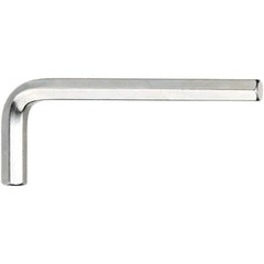 Hex Keys; End Type: Hex; Hex Size (Decimal Inch): 0.1600; Handle Type: L-Handle; Arm Style: Long; Short; Arm Length: 2.756 in; Overall Length (Inch): 0; Overall Length (mm): 70.0000; Handle Color: Silver; Overall Length Range: 1″ - 2.9″; Blade Length (Dec