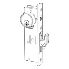 Deadbolts; Type: Deadlock; Key Type: Keyless; Lock Type: Keyless; Mount Type: Surface; Material: Aluminum; Minimum Door Thickness: 1.125 in; Maximum Door Thickness: 2.625 in; Minimum Order Quantity: Aluminum; Material: Aluminum; For Use With: Adams Rite T