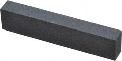 Norton - 3-1/2" Long x 3/4" Wide x 1/2" Thick, Silicon Carbide Sharpening Stone - Rectangle, Medium Grade - All Tool & Supply