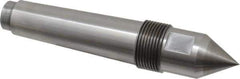 Riten - 1-1/4" Head Diam, Carbide-Tipped Steel Standard Point Solid Dead Center - 4MT Morse Taper, 1-1/4" Point Diam, 2" Point Length, 2-29/32" OAL - All Tool & Supply