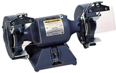 Baldor - 7" Wheel Diam x 1" Wheel Width, 1/2 hp Buffer - 5/8" Arbor Hole Diam, 1 Phase, 3,600 Max RPM, 115 Volts - All Tool & Supply