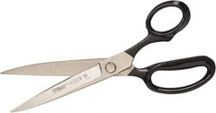 Wiss - 2-7/8" LOC, 7" OAL Nickel Plated Inlaid Scissors - Ambidextrous, Steel Straight Handle, For General Purpose Use - All Tool & Supply