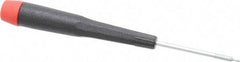 Wiha - 0.89mm Precision Miniature Hex Driver - 1-9/16" Bade Length, Tapered Handle, 4-3/4" OAL - All Tool & Supply