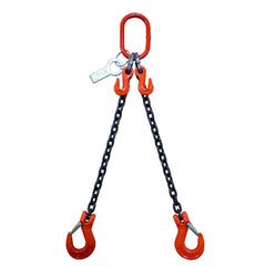 Slings & Tiedowns (Load-Rated); Sling Type: Chain; Length (Feet): 12; Vertical Capacity (Lb.): 4700; Choker Capacity (Lb.): 3800; Width (Inch): 0; Basket Capacity (Lb.): 2700; Eye Type: Large Eye; Chain Sling Type: DOS; Sling Material: Steel; Sling Width: