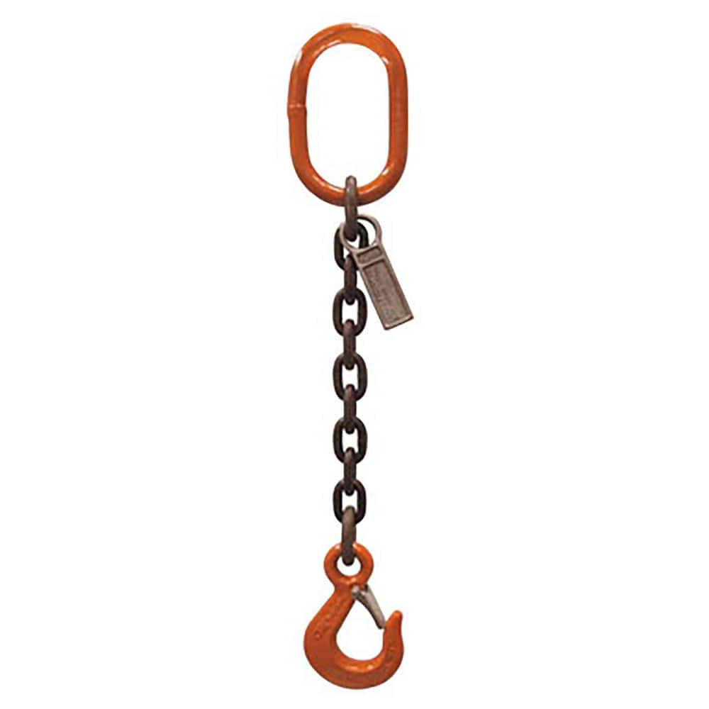 Slings & Tiedowns (Load-Rated); Sling Type: Chain; Length (Feet): 10; Vertical Capacity (Lb.): 22600; Choker Capacity (Lb.): 0; Width (Inch): 0; Basket Capacity (Lb.): 0; Eye Type: Large Eye; Chain Sling Type: SOS; Sling Material: Steel; Sling Width: 0 in