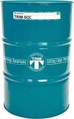 Master Fluid Solutions - Trim SOL, 54 Gal Drum Emulsion Fluid - Water Soluble, For Cutting, Drilling, Tapping, Reaming - All Tool & Supply