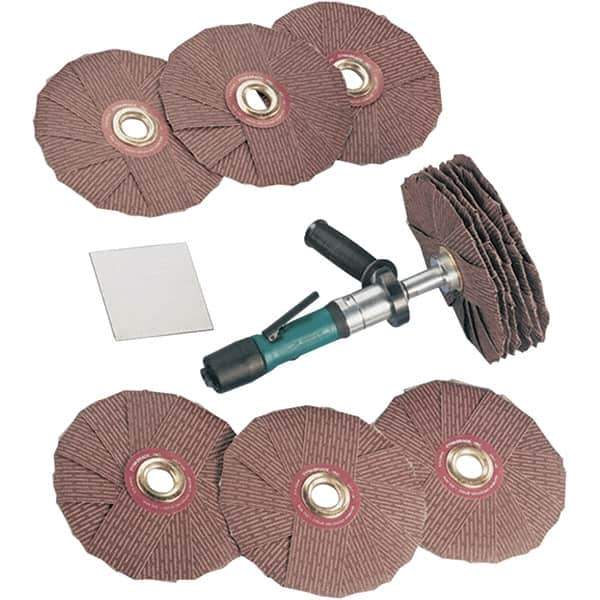 Dynabrade - 0.4 hp, 200-950 RPM Finishing Sander - 22 CFM Air Consumption, 6.21 bar Air Pressure, 1/4 NPT Inlet - All Tool & Supply